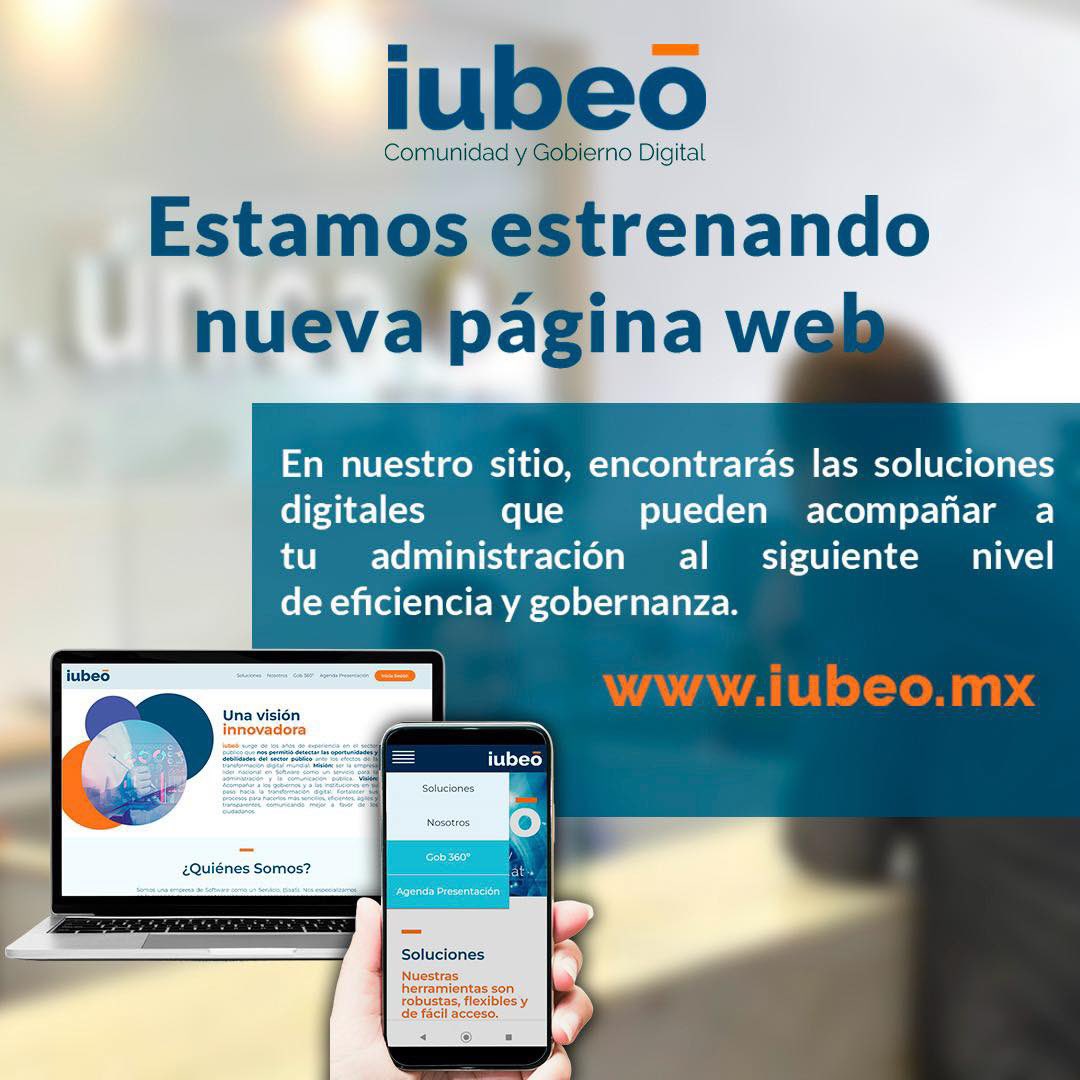 iubeomx's tweet photo. #FelizLunes En #iubeō nos hemos esforzado por dotar a los gobiernos, de herramientas digitales para que puedan ofrecer una atención de primera calidad a los ciudadanos, visita nuestra página https://t.co/zdkkcaFm26 para que conozcas más de cada una de las soluciones que ofrecemos https://t.co/lzAqp45O4o