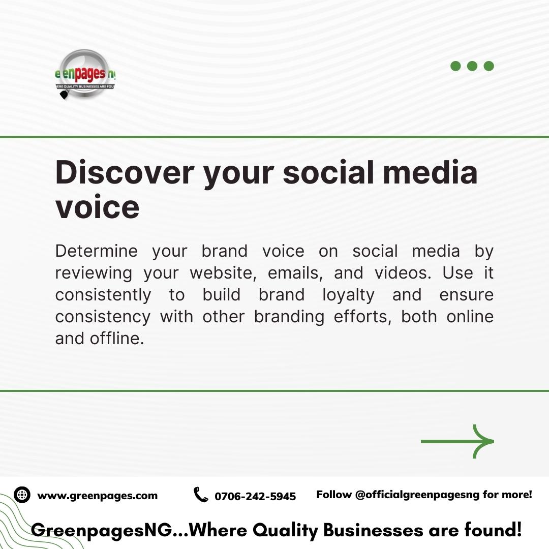 Greenpagesng's tweet photo. 📢 Unlock the power of social media 🚀 to boost brand loyalty. Discover 5 🔑 tips to engage your audience, build trust, and create a loyal following. In this post, we'll reveal 3 game-changing strategies. Stay tuned for part two! #SocialMediaMarketing #BrandLoyalty https://t.co/Itp6S75C7c