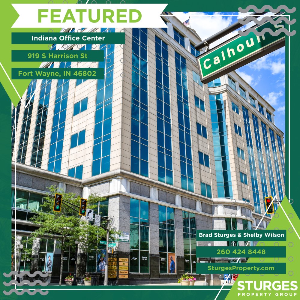 SturgesProperty's tweet photo. We LOVE #downtownfortwayne!

1️⃣ Indiana Office Center: https://t.co/dToBbEscwr
2️⃣ Harrison Place: https://t.co/4qkLXA66AZ
3️⃣ 202 Metro https://t.co/FT07EBwqeH

#sturgespropertygroup #commercialrealestate #fortwayne #office #retail #featured #downtownfortwayne https://t.co/I0OmTAMn8I