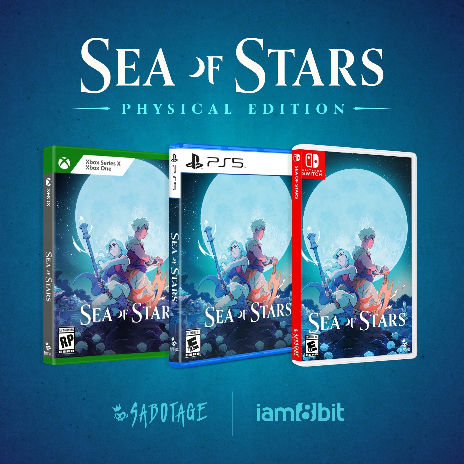 Sea of Stars on X: 🌙 Physical Edition coming early 2024 in partnership  with @iam8bit ☀️ To stay informed, you can sign up to the newsletter here:    / X