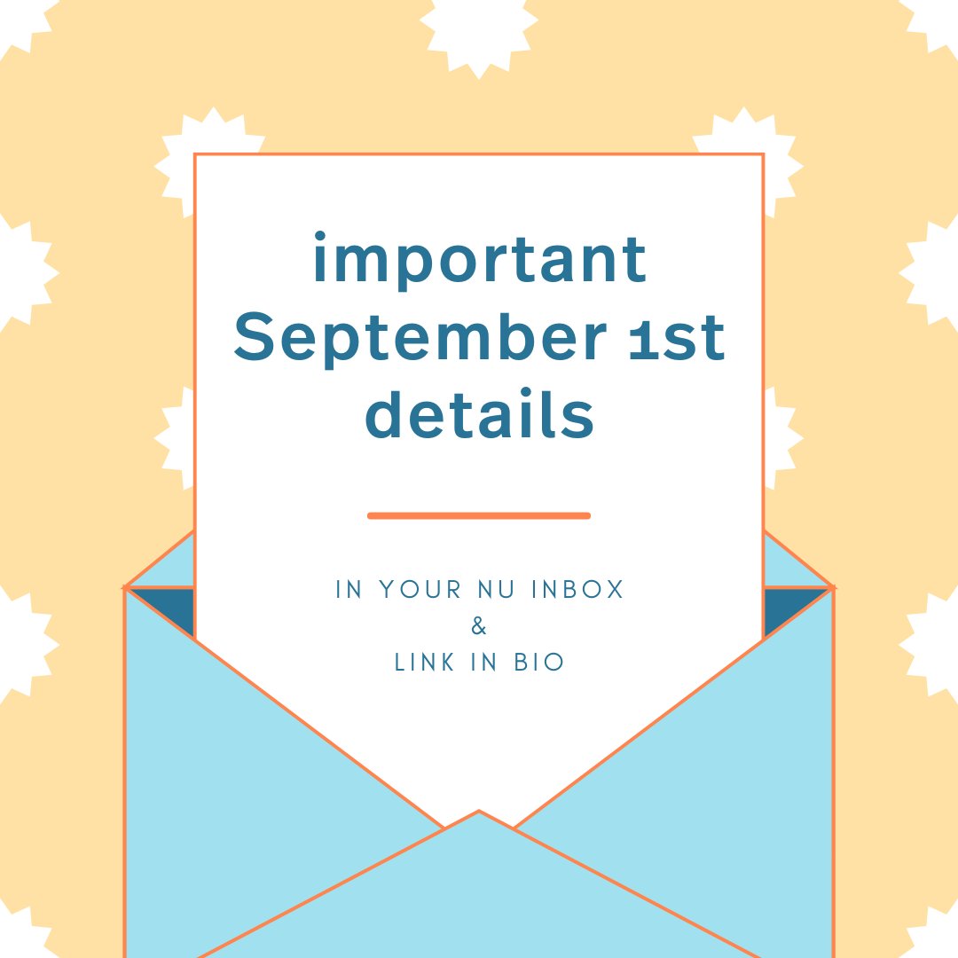 our latest newsletter, with lots of important information about september 1st move in, is here! check your inbox to be a #PreparedHusky this year!