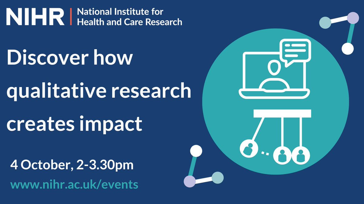 Learn different ways qualitative research can lead to impact at a webinar delivered by the @Methodology_Inc on 4 October. Attend to learn the types of impact that can be generated, how to design qualitative research and more. Register here: eu01web.zoom.us/webinar/regist…