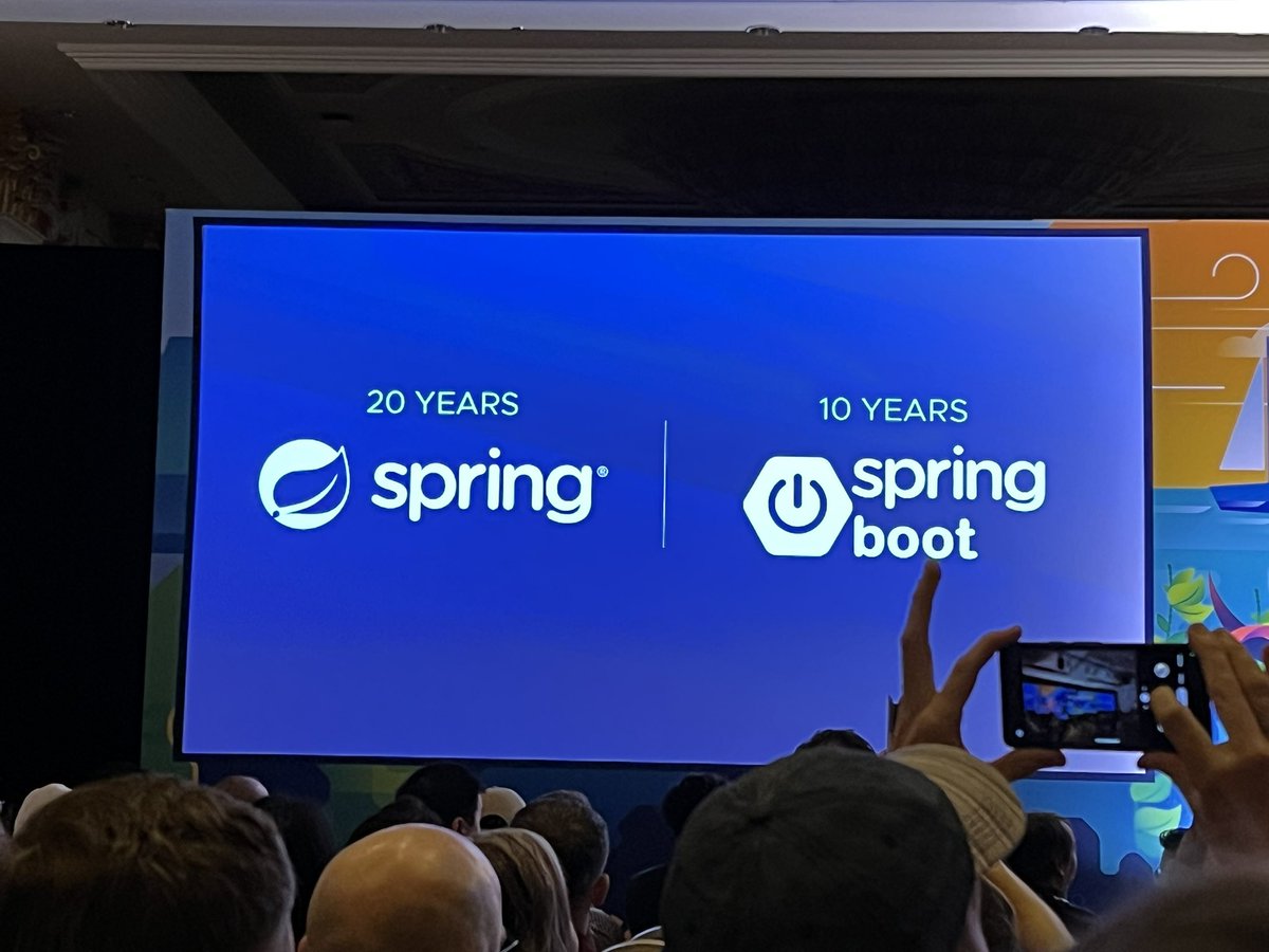 habuma's tweet image. Woot! #SpringOne 🎂