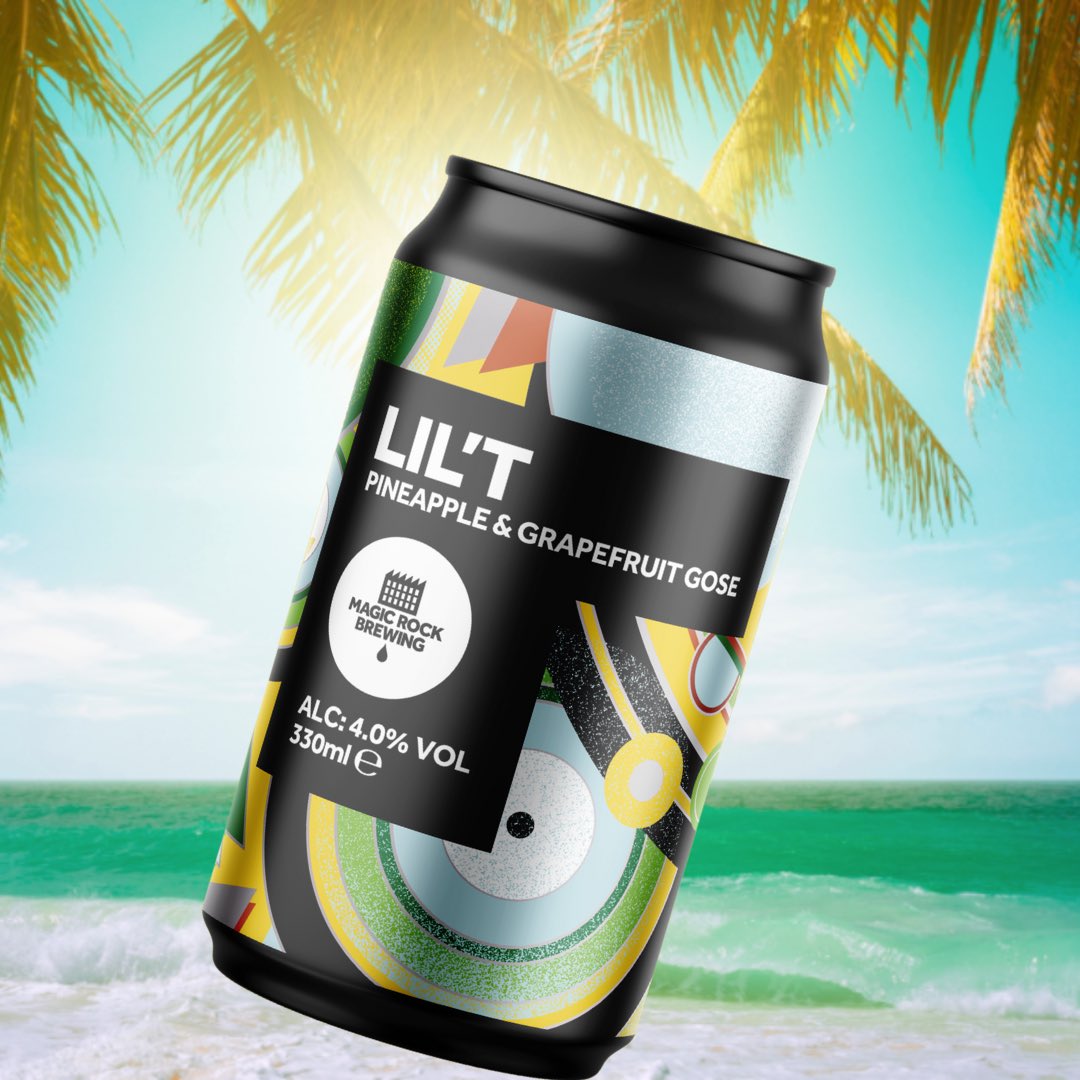 Its a totally hopical taste 🏝️ 🍍 🍻... Introducing Lil’ T - Packed with pineapple and grapefruit juice, it's the perfect blend of old school and new that’ll transport you straight back to the good old summers (remember ‘em?). Available NOW 👀 - bit.ly/lil-t