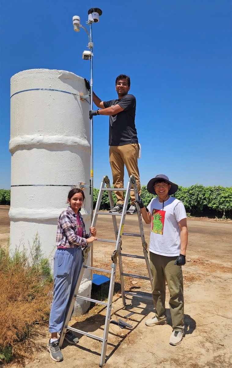 Soaring new heights or a typical day in the life of a research team? Dr. Mohit Verma's Purdue Univ team is working to detect the DNA of animals using a paper-based device, weather conditions &amp; air quality to determine contamination risk. #foodsaftyresearch #freshproduce