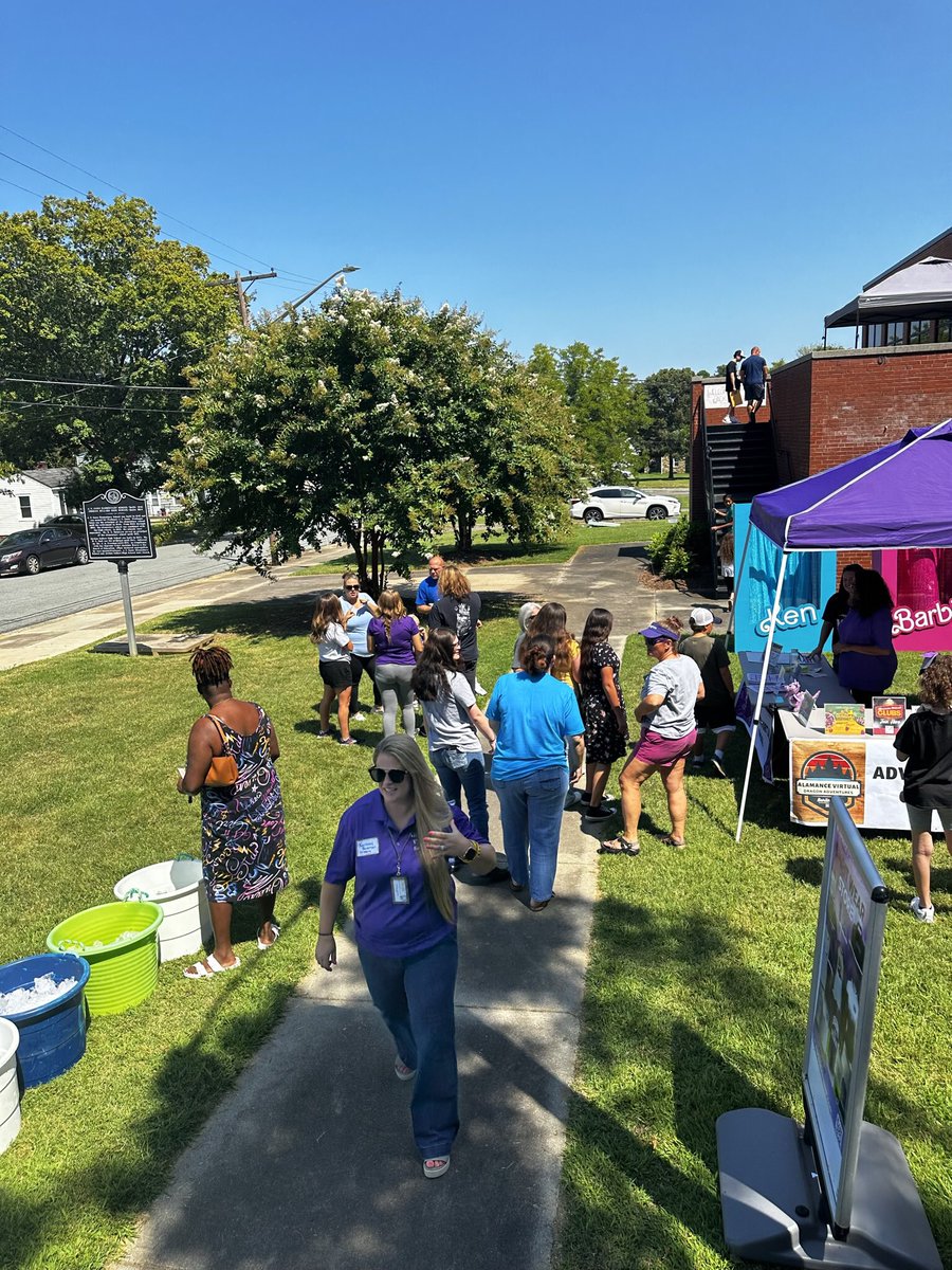 avspto's tweet photo. The AVS back to school event. We met new students and teachers and welcome them with open arms. https://t.co/L7mh7mAZF6