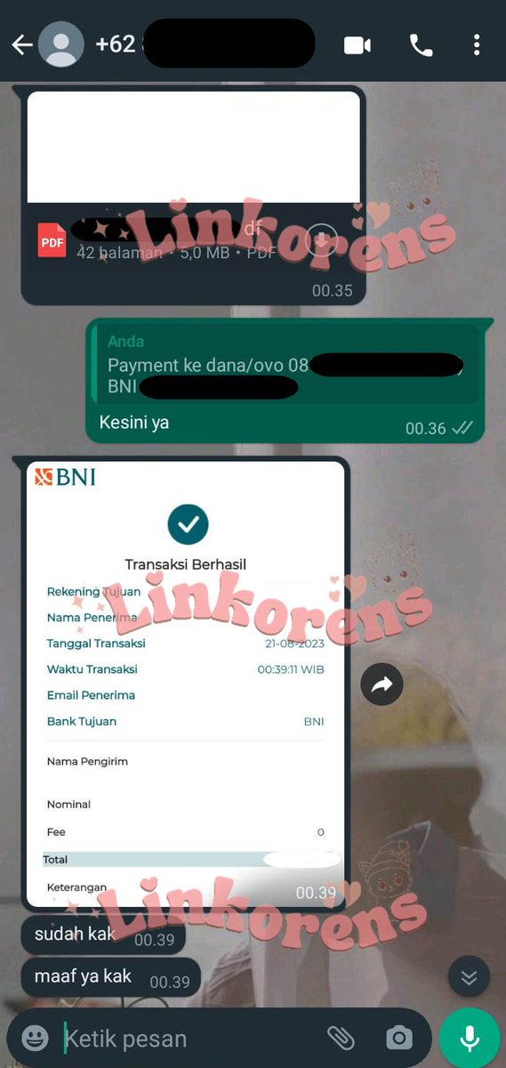 linkorens's tweet photo. Jasa Parafrase 
✅ Revisi sampe target
✅ In rush ✨ https://t.co/Bt1TNBvuH6