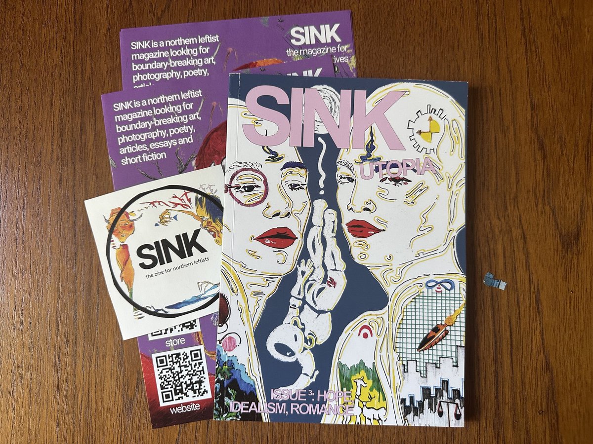This morning’s treasure arrived at ⁦<a href="/thewritingsquad/">The Writing Squad</a>⁩ HQ - northern and leftist - a mag from Squad writers ⁦⁦<a href="/ellenaurora17/">Ellen W</a>⁩ ⁦<a href="/eveaelle/">Eva Lewis</a>⁩ and fiends ⁦<a href="/sinkmagazine/">SinkMagazine</a>⁩