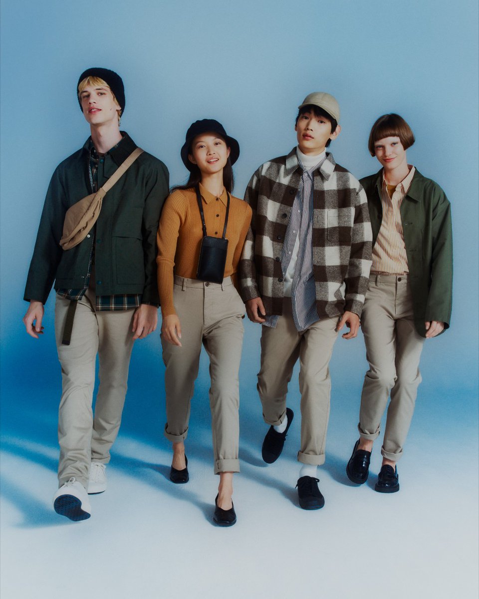 UniqloUSA's tweet photo. An update on the classic chino, these slim-fit twill pants are authentic to their roots. Pair with collared shirts for a freshly accented look.

https://t.co/kSHInFpIt7
#chinopants, #uniqloessentials, #uniqloatwork, #getaheadinstyle https://t.co/SMOZRNTIM7
