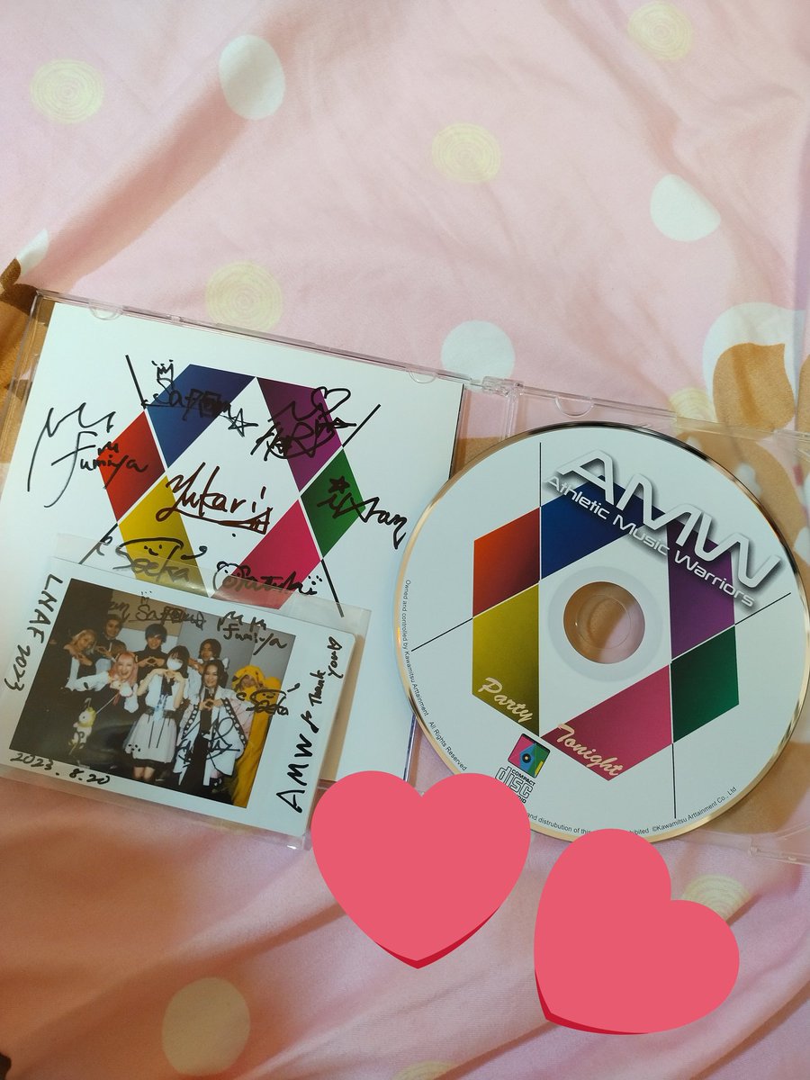 AkiLui610's tweet photo. ❤️💛💚💙🖤💜💗
お疲れ様でした
AMWのライブ素晴らしい
みんなステージの上でキラキラしている
オリジナルソング大好き
チェキ撮れでよかった
CDも絶対大事にするね
是非また香港に来てください

*SATORU君度でも優しいです
いつも挨拶してくれ💙
よくカメラを見て 幸せだよ
#LNAF2023 #AMW #LNAF https://t.co/mRrBHKXk4e