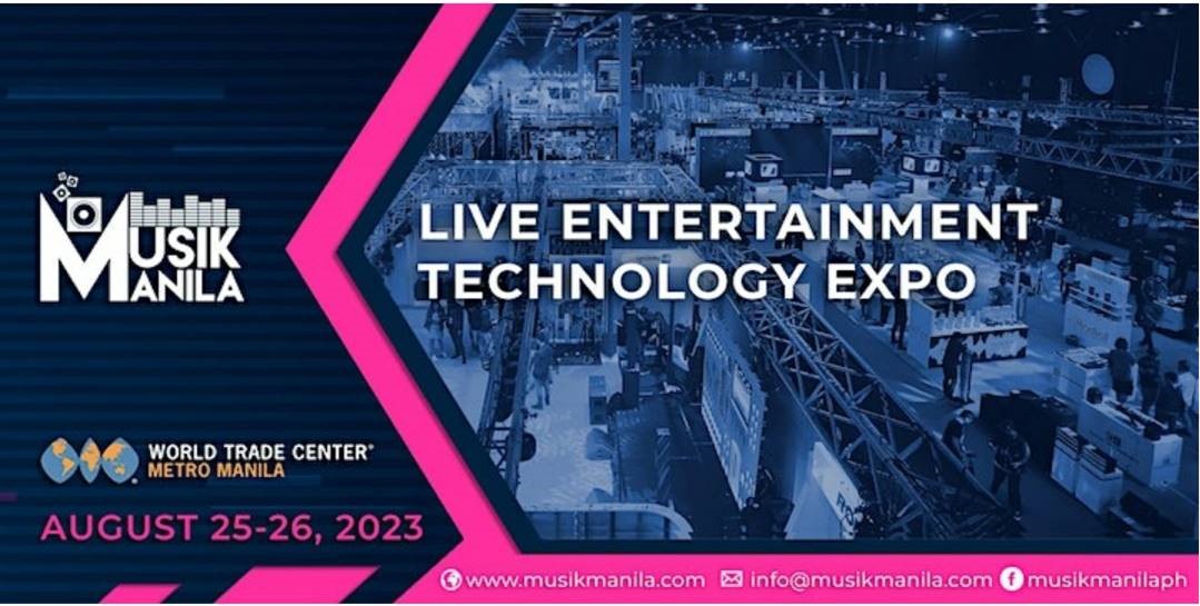 Join @WTCMANILA as it hosts its annual #MusikManila Live #EntertainmentTechnology Expo -- the leading trade show for the live #entertainmentindustry in the #Philippines on Aug 25-26 at WTC Metro Manila. For more info, visit bit.ly/44k7ZfA #ConnectingBusinessesGlobally