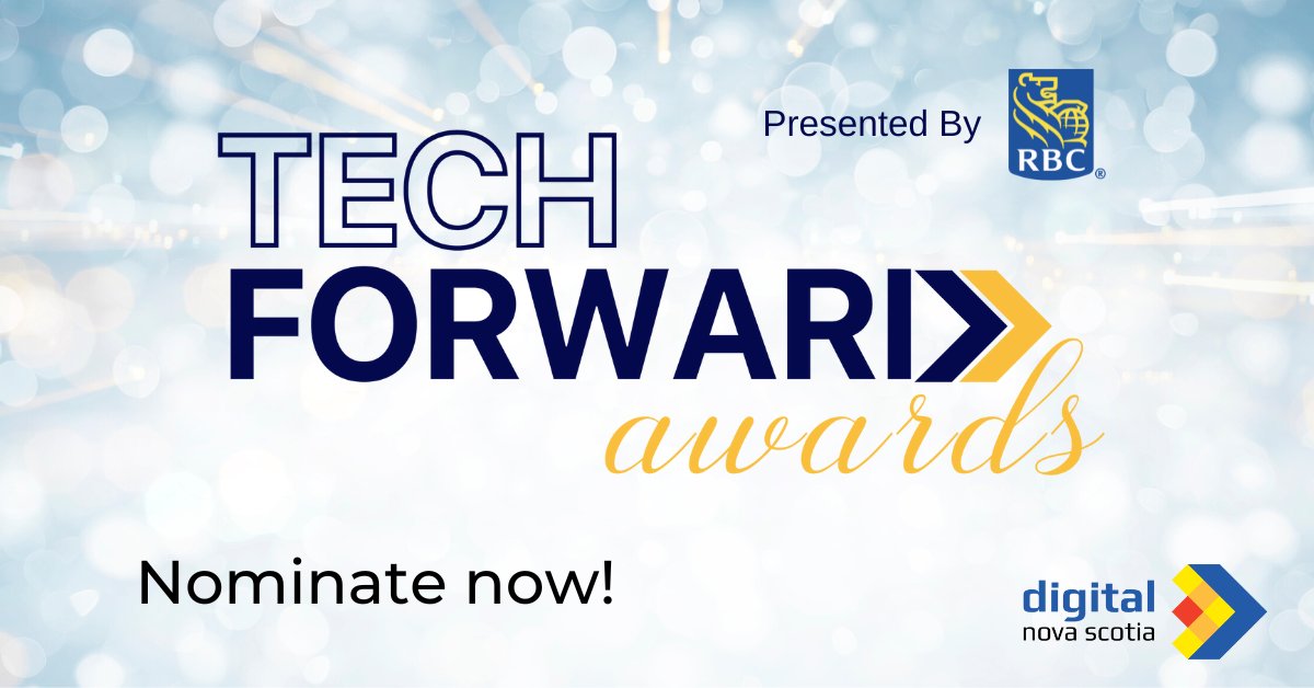The last day to submit your nominations for the 2023 Tech Forward Awards presented by <a href="/RBC/">RBC</a> is August 28! 

Nominees in all categories may be self-nominated or nominated by industry colleagues or employers. 

Recognize hard work today: digitalnovascotia.com/programs/tech-…
