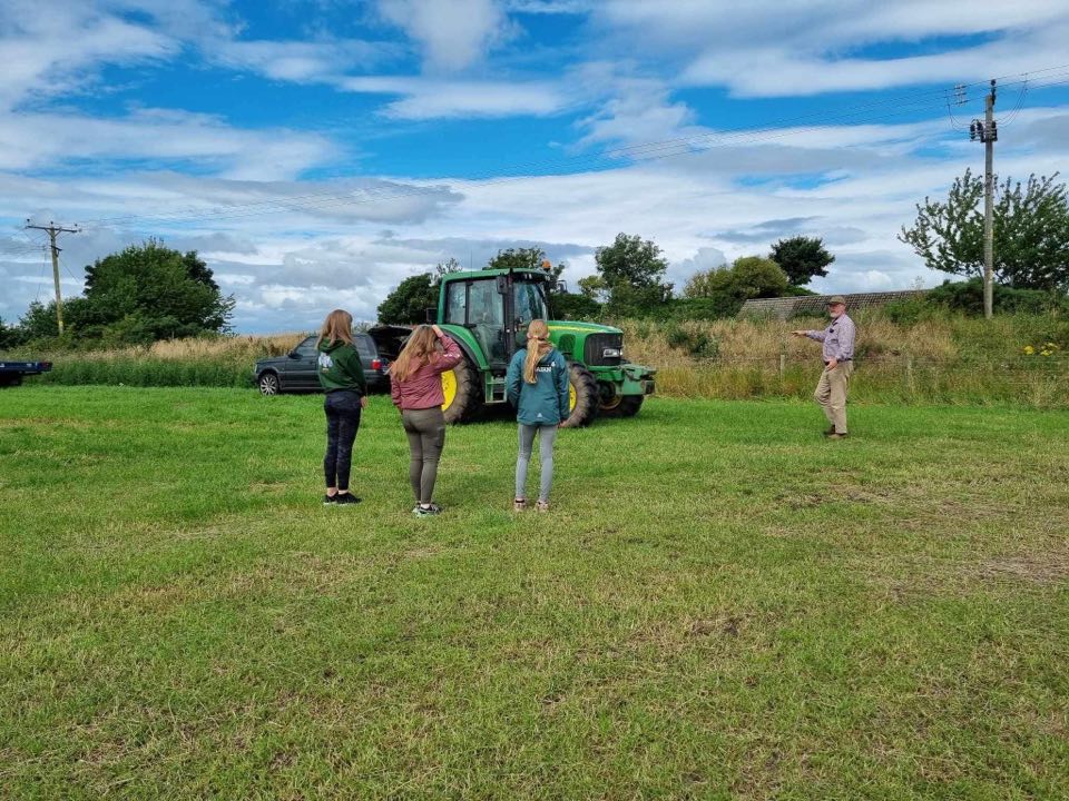 LantraScotland's tweet photo. Well done to girls who did tractor driving course for 13-15 year olds in Ardersier recently with @ringlink , funded through women in #agriculture. Two are farmers’ daughters, the other planning career in agriculture. https://t.co/pUstP6hMo2