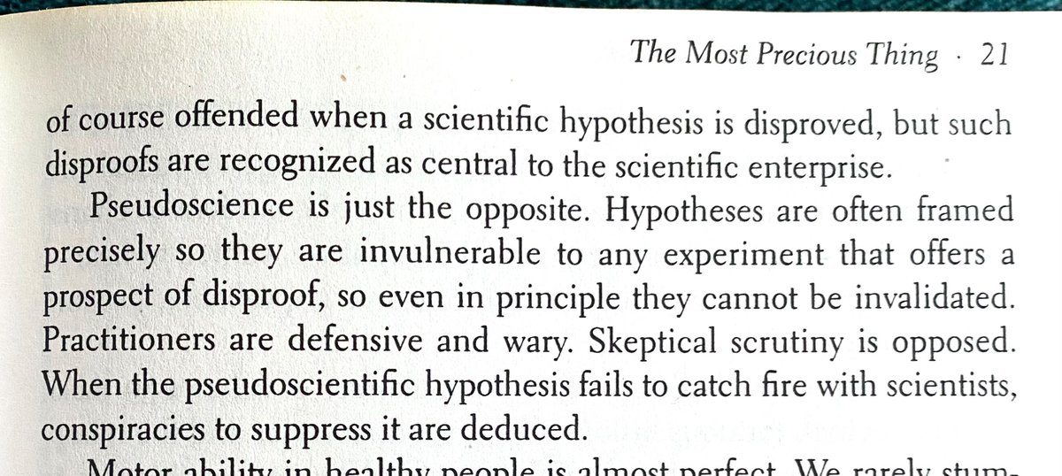 Revisiting Carl Sagan’s The Demon-Haunted World and we need it so much these days. A passage on science vs. pseudoscience: