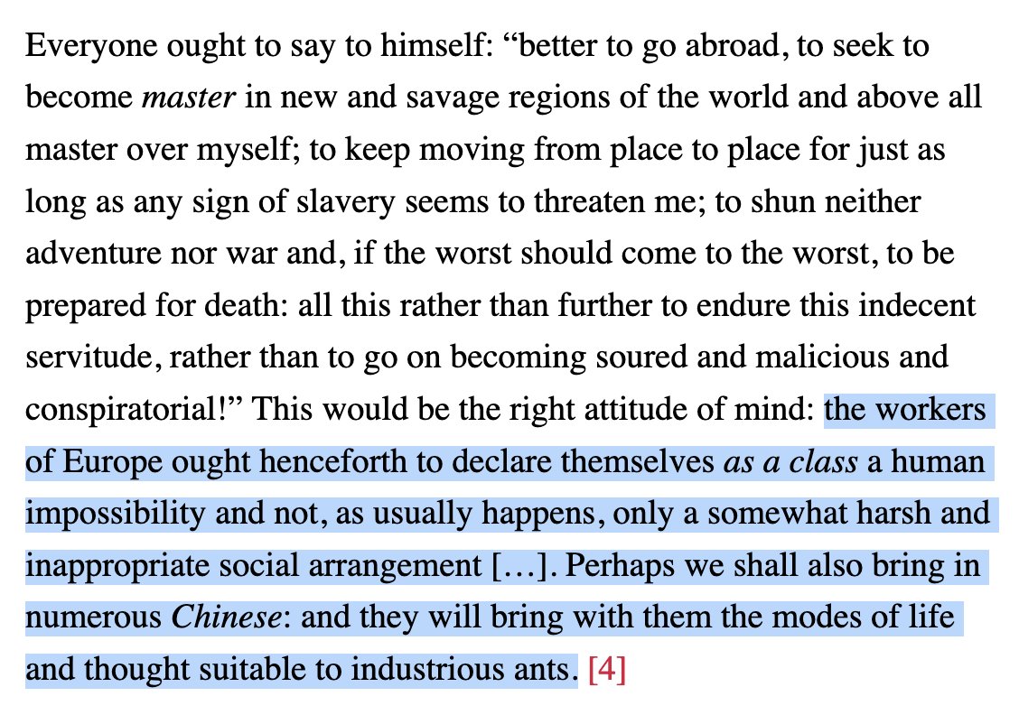 RodericDay's tweet photo. It's actually so absurd that anyone out there could seriously read Nietzsche and conclude he was anything close to a fighter for the oppressed, for the liberation of workers or women or minorities, or really anything other than a snooty fascist 𝑎𝑣𝑎𝑛𝑡 𝑙𝑎 𝑙𝑒𝑡𝑡𝑟𝑒. https://t.co/n1jb2vYKNb