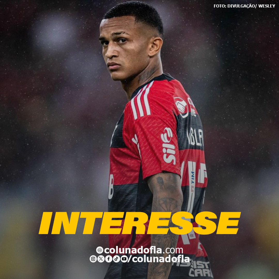 Sporting tem interesse na contratação do lateral Wesley, do Flamengo