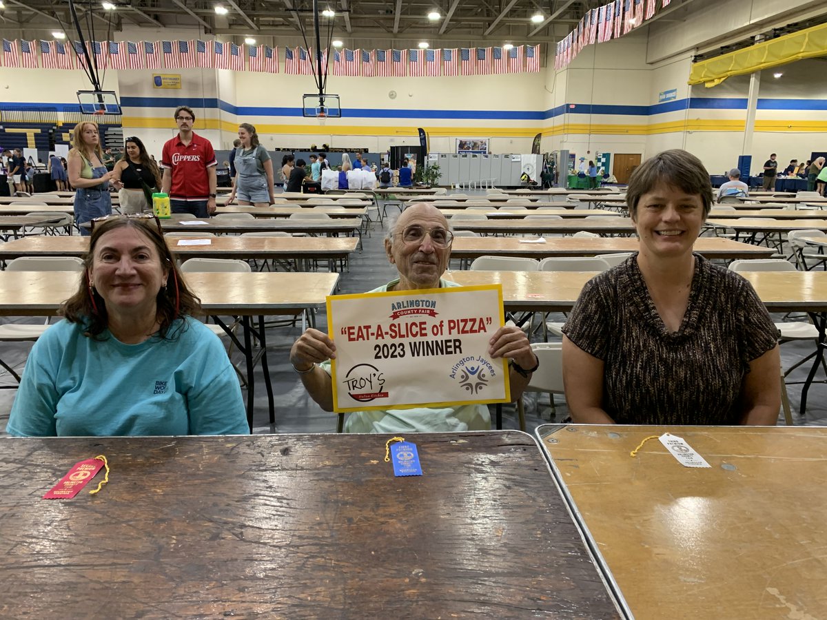 A heartfelt thanks to all who joined us in cheering for the monumental pizza-eating contest at the Arlington County Fair.

Special shoutout to Arlington Jaycees for their fantastic support in co-hosting this event!

#TroysSliceShowdown #ArlingtonEats #CommunityLove