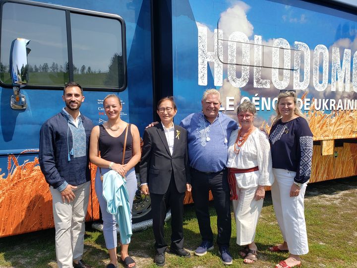 Thank you Premier Ford, <a href="/Sflecce/">Stephen Lecce</a>, and  <a href="/CHogarthPC/">Christine Hogarth</a>.  Your continued support of our project, the Holodomor Mobile Classroom, is greatly appreciated.  We look forward to working with you once again to teach students in Ontario on how they can make a difference in our world today.
