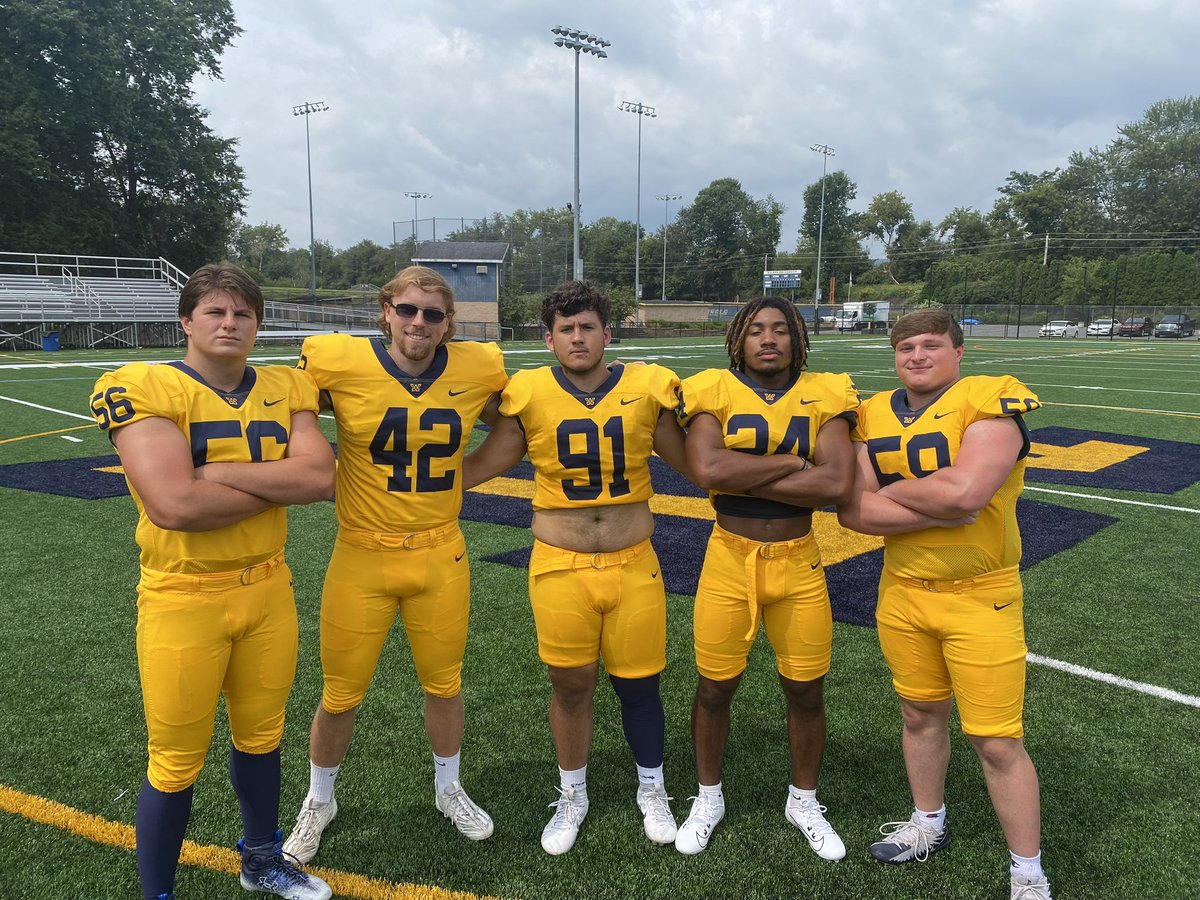 Good to see our boys holding it down at Wilkes! Good luck this season fellas! @JSkumpija <a href="/AlexOrlando84/">Alex Orlando #42</a> <a href="/jarvis_tylik/">Tylik Jarvis</a> <a href="/TGitski/">Trevor Gitski</a> Nick Davidson. <a href="/WilkesFootball/">Wilkes Football</a>