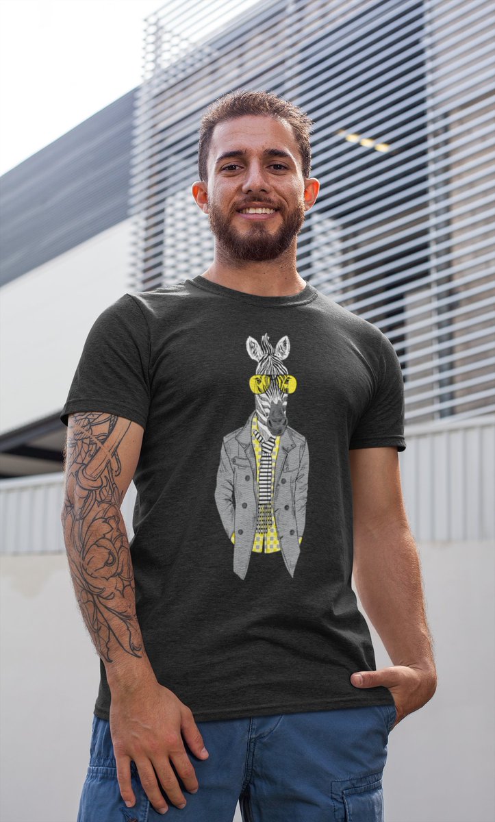 HalfBakedTee's tweet photo. What did the zebra say about its new jacket? "I guess I've earned my stripes in fashion now!"

check it out: https://t.co/3xJ6XpYTg8

#style #zebra #fashionstyle #funny #tshirts #relax #halfbakedtee https://t.co/lyXs6Pd9Qf