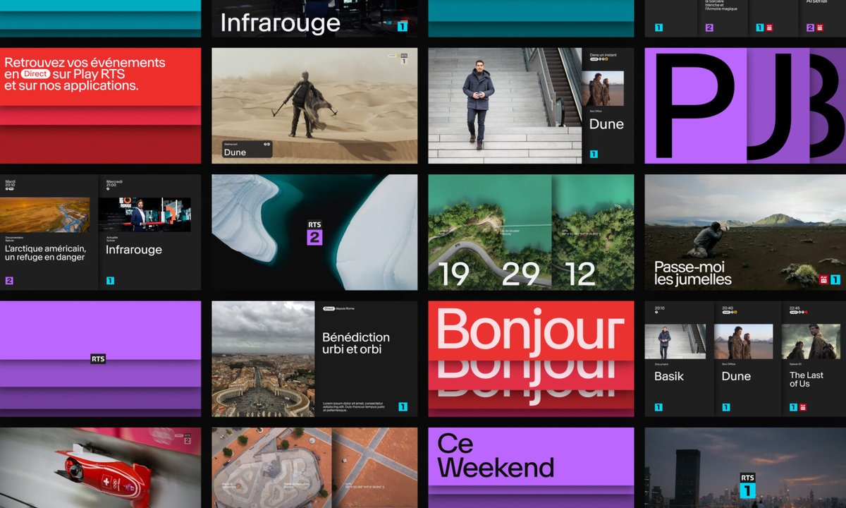 KMartenon's tweet photo. La @RadioTeleSuisse vient de sortir sa nouvelle identité visuelle. 

Et il y a plein de petits détails bien vus ↓ https://t.co/5FoIFwzRPz