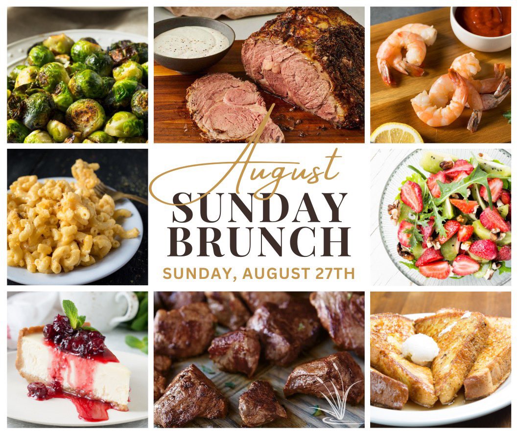 CanebrakeClub's tweet image. Brunch is back Sunday, August 27th! Email barronsims@canebrakeclub.com to make your reservation. View your weekly email for menu and event details.