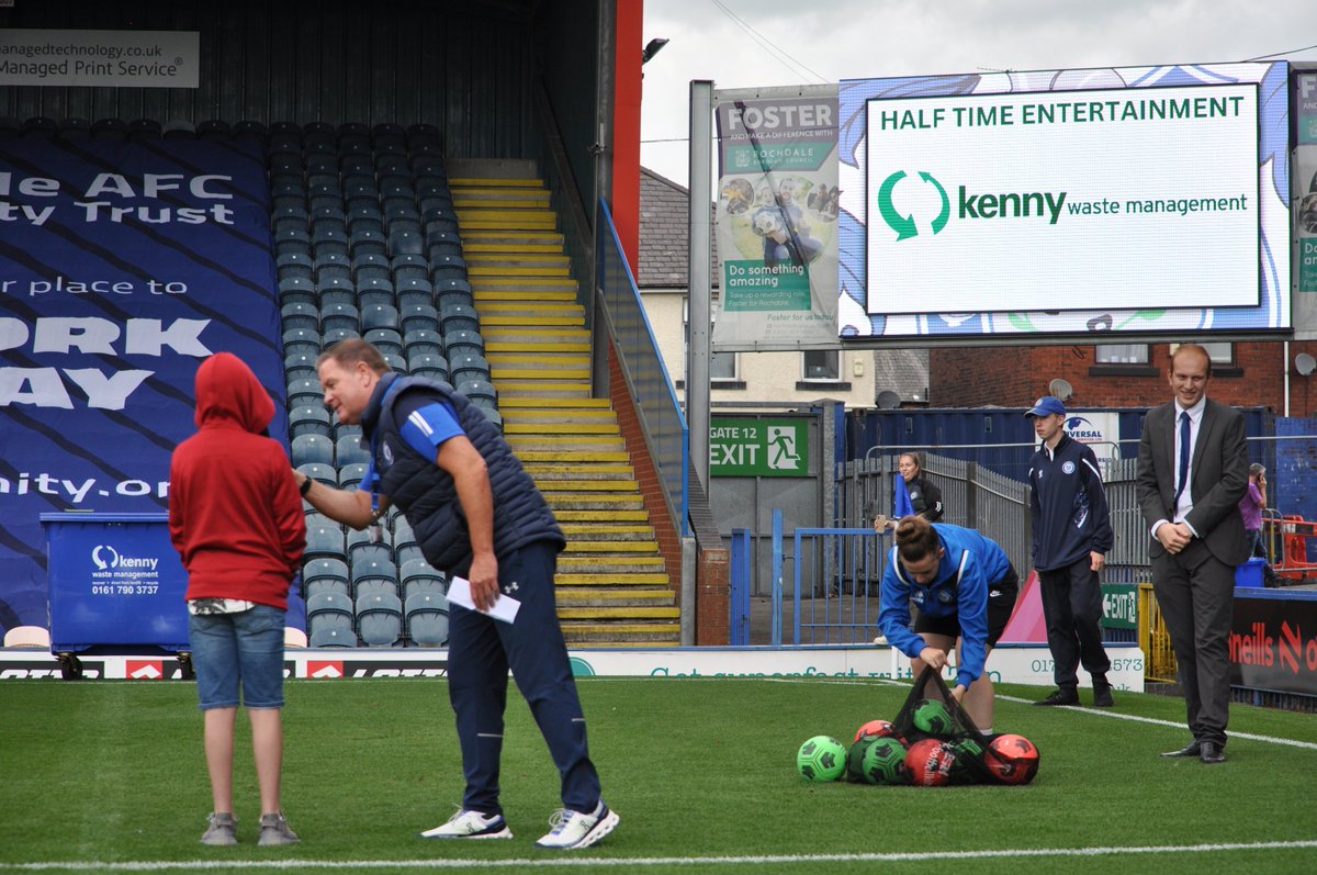 kennywaste's tweet photo. Hats off to @officiallydale on a fantastic game well played vs @EastleighFC.

For Rochdale vs Bromley (Friday), we'll be upping the stakes of our Top Bins half-time challenge @CrownOilArena!

Keep tabs here for your chance to take part, win tickets, and raise for charity.

#RAFC https://t.co/04bFYBn0YF