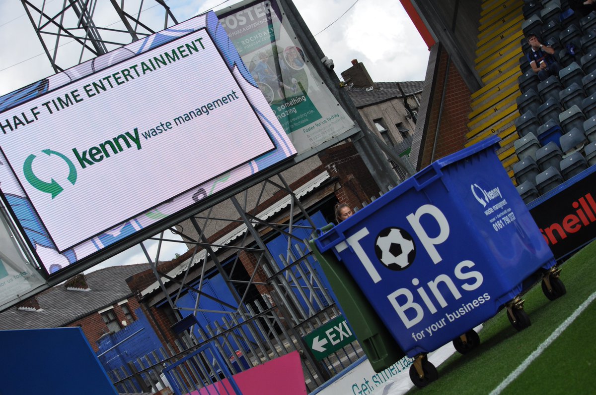 kennywaste's tweet photo. Hats off to @officiallydale on a fantastic game well played vs @EastleighFC.

For Rochdale vs Bromley (Friday), we'll be upping the stakes of our Top Bins half-time challenge @CrownOilArena!

Keep tabs here for your chance to take part, win tickets, and raise for charity.

#RAFC https://t.co/04bFYBn0YF