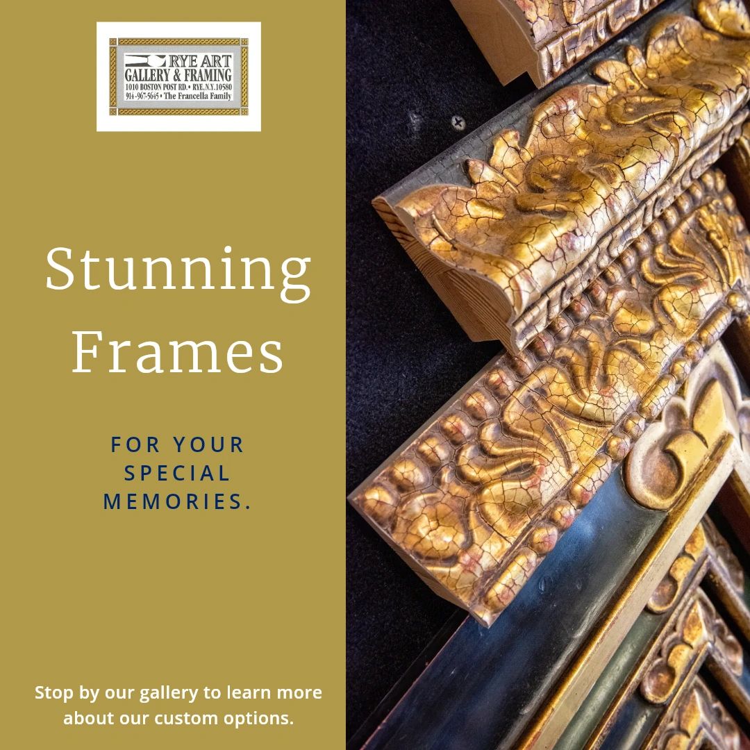 Our frames are as unique as your memories, so come browse our beautiful options to display your special mementos. If you have questions about our custom-framing services, call us today at (914) 967-5645. #RyeArtGalleryAndFraming #RyeArtGallery #BeautifulArt #CustomFraming