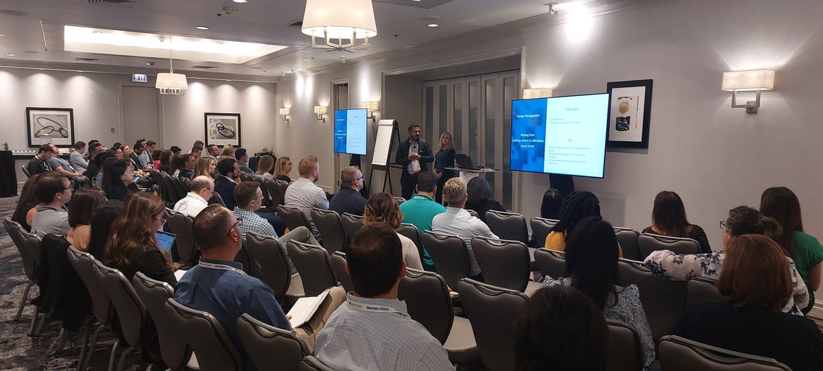 everstageinc's tweet image. Exciting start at @WorldatWork #SalesComp23!  

We&apos;ve just wrapped up &apos;The Ultimate Commission Philosophy Debate - Bookings or Collections?&apos;. @siva_rajamani, our CEO, and @Cohesity&apos;s Jacque shared insights on the pros &amp;amp; cons of both approaches to an enthusiastic sales comp crowd.