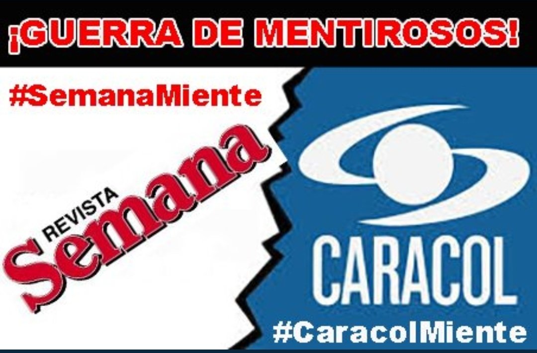 XPost1A's tweet photo. #SemanaMiente 
#CaracolMiente 
#RCNMiente 

Son una basura inmunda. https://t.co/XIttLZLGPz