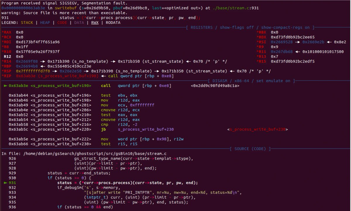 0xor0ne's tweet image. Fuzzing and exploiting Ghostscript for RCE
Credits @sigabrt9
offsec.almond.consulting/ghostscript-cv…
#exploit #fuzzing
