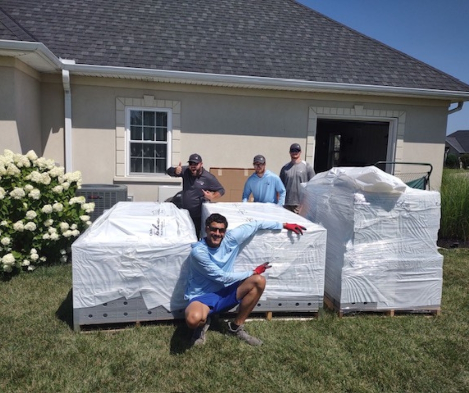 🌟BACKYARD DELIVERY🌟

Our reach for backyard delivery has expanded significantly in 2023 and we are dropping pool kits in homeowners backyards from the Midwest to the East Coast! 

Smiling faces = happy customers - thank you Lunar Lagoons! 😀