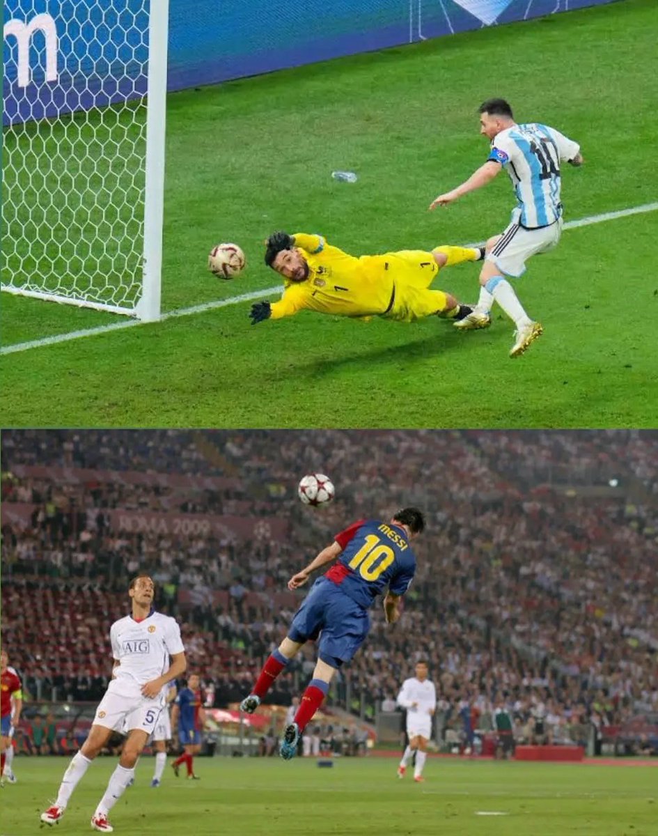 FinoYossen's tweet photo. Mbappe convirtió en la final de un Mundial.

CR7 convirtió en la Final de la Champions.

Messi convirtió en ambas. Fin. https://t.co/URgR9lVyvN