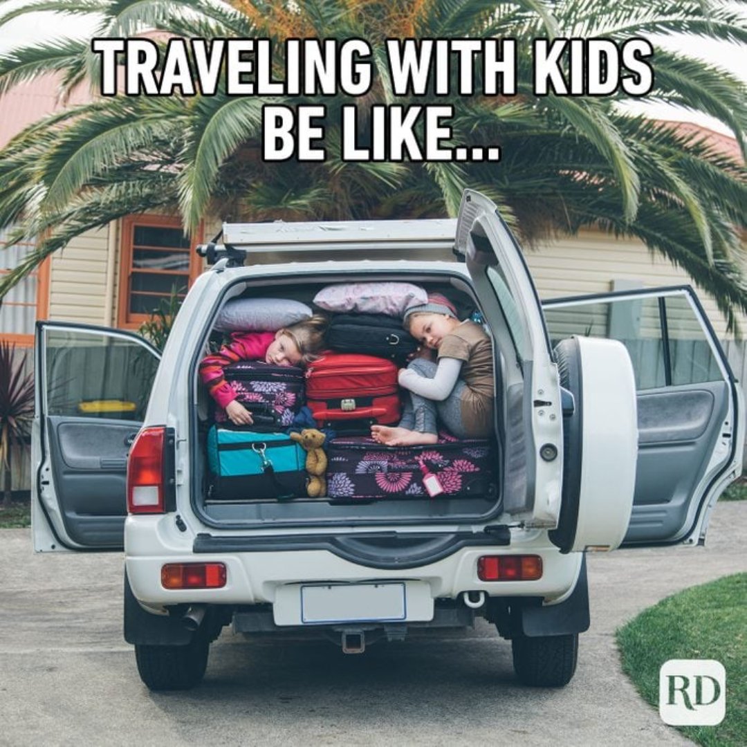 Traveling with kids be like...

📸: Reader's Digest
#mememonday #meme #monday #travelmeme #travel #funny #cruiseplannersofvalrico #konitzerfamilytravel