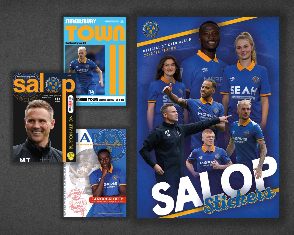 It's been a very busy couple of weeks for the <a href="/plustwomedia/">Plus Two Media Ltd</a> team working on three programmes and a sticker album for <a href="/shrewsburytown/">Shrewsbury Town FC</a>. We are really proud to be working with a great media team at STFC and look forward to another successful season!

Shout out to for <a href="/WelshpoolPrint/">Welshpool Printing Group Ltd.</a>