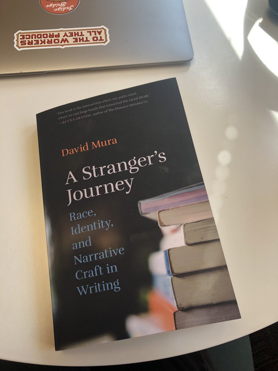 “We start writing a book to become the person who can finish the book.”
—@MuraDavid