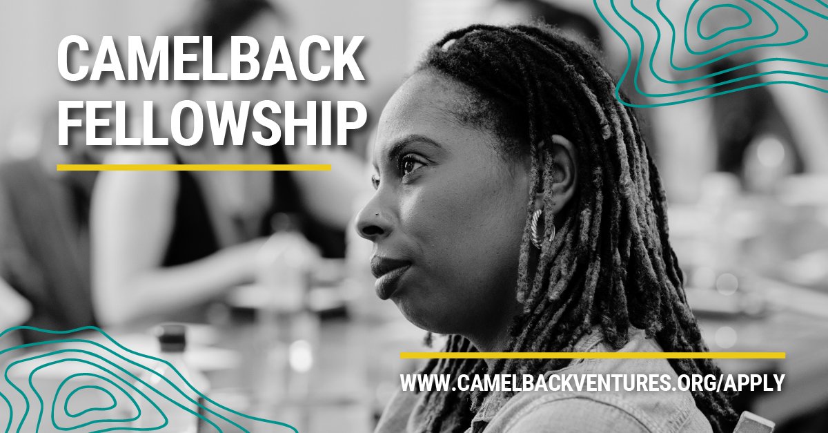 The 2024 Camelback Fellowship application is officially open! 🎉  If you’re a BIPOC, woman, and/or non-binary trailblazer igniting impactful change within your community via #Education or #Technology, don't miss out! Submit your application by Sept 11! camelbackventures.org/apply