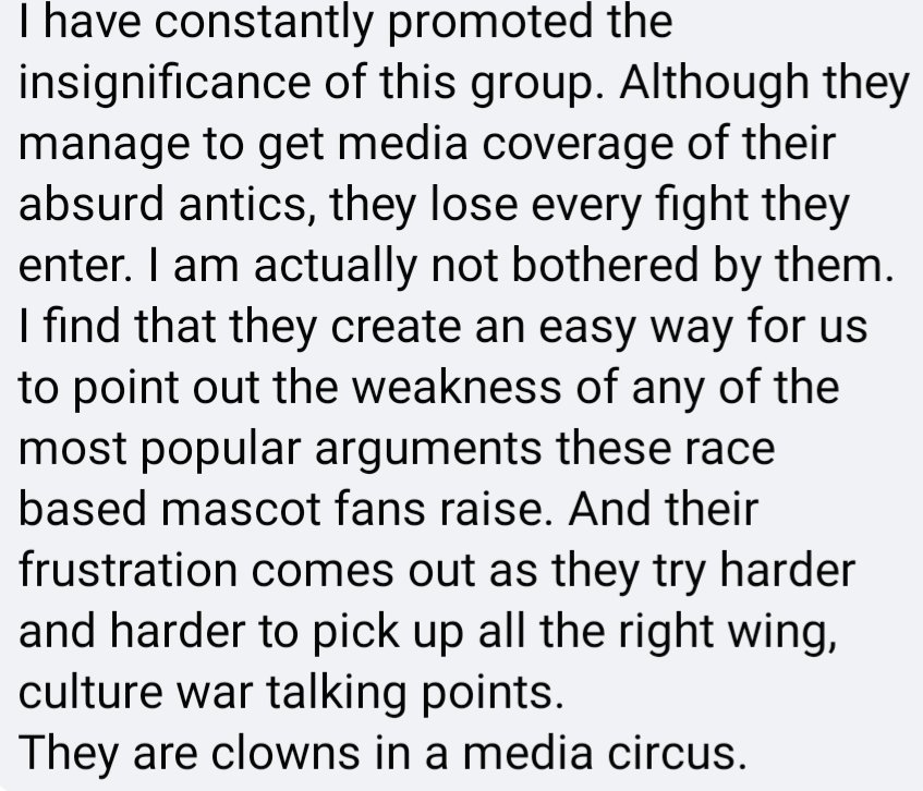 NotYourMascot's tweet image. NAGA continually presents themselves as a legitimate organization, while their words and actions constantly prove they have no such legitimacy. Any space they reveal their two-faced face they are laughed out of the place. 

#education #racism