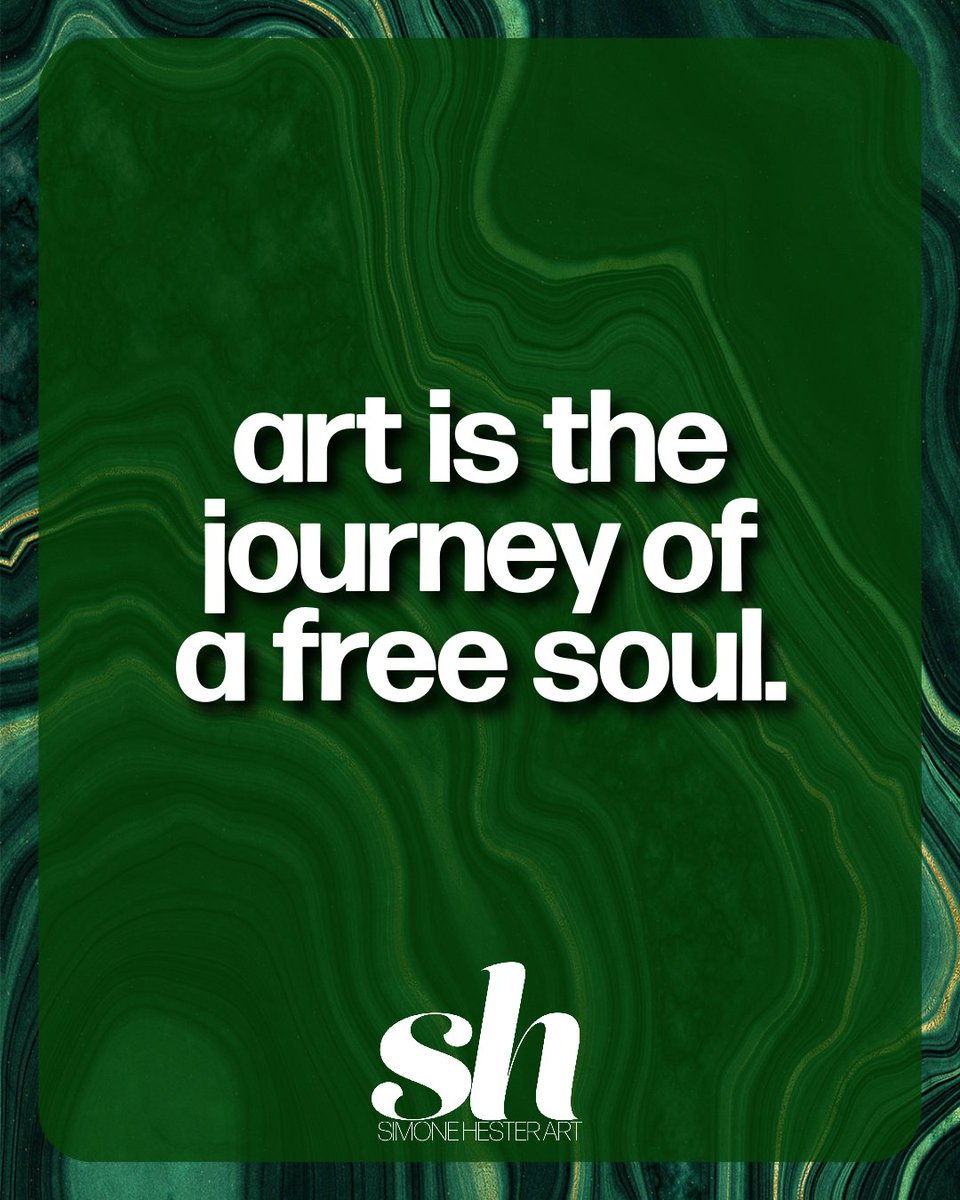 Art is the journey of a free soul. I'll say yes to that. In my case, to create, in whatever medium, my mind has to be free of stress, anxiety, doubt... when it's not, I tend to experience a creative block. #artquotes #quotes #lifeofanartist
