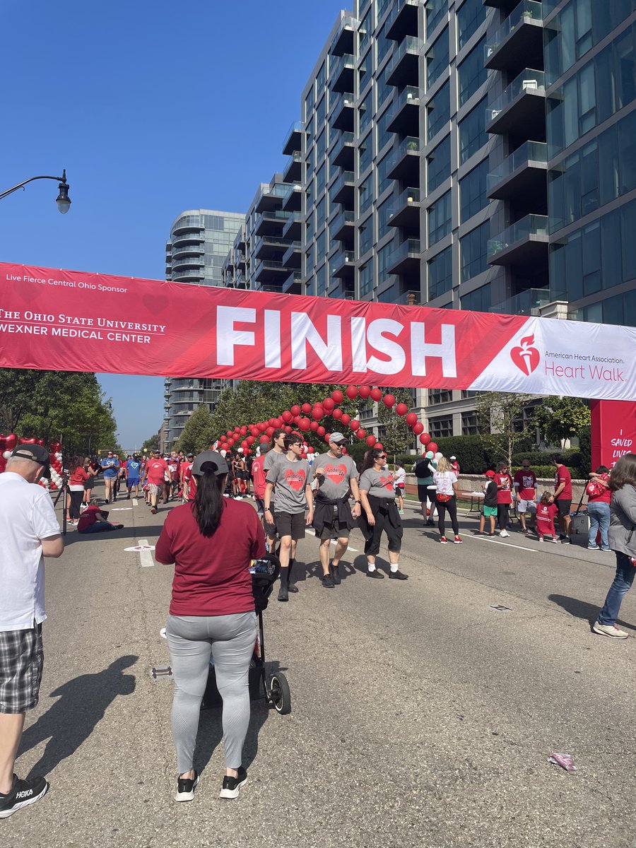 wellbuckeyes's tweet photo. Some of the Buckeye Wellness team on Saturday for the annual @americanheartohio walk to save lives from cardiovascular disease. Go Buckeyes!❤️ 
-
#TheOhioState #TheOhioStateUniversity #BuckeyeWellness #WalkCbus #BuckeyeNation https://t.co/kltXymqd7R