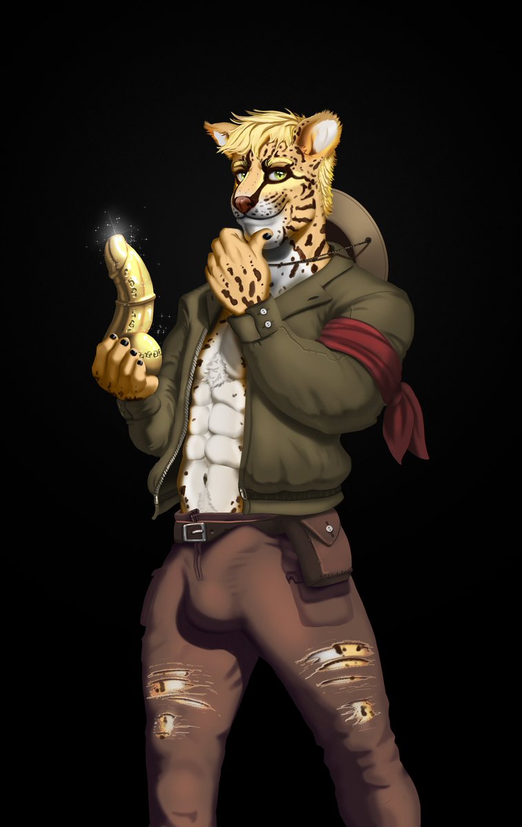 This handsome explorer was commissioned by the great <a href="/GryphKnight/">GryphKnight aka @gryphsstuff.bsky.social</a>!