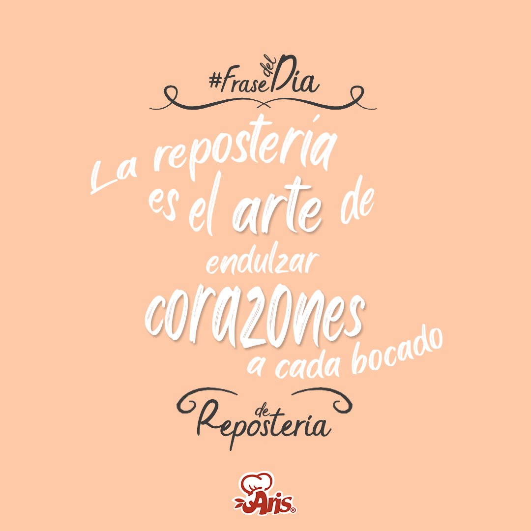 Todo un arte.
#BakeLikeaBoss #FraseDelDía
instagram.com/industriasaris/