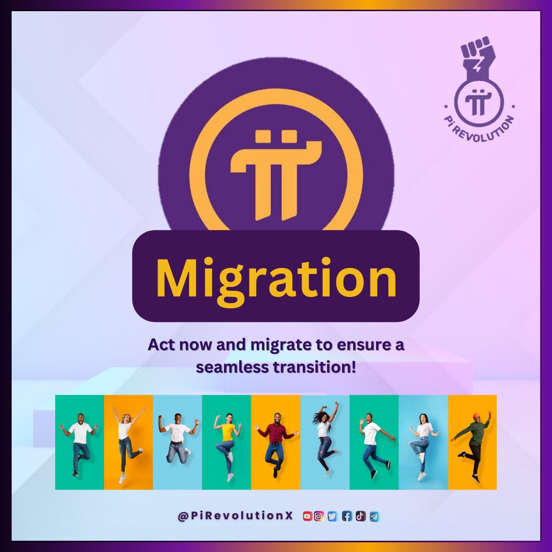 ♻️ Retweet ♥️ Like 🐦 Follow 

Have you migrated your pi to your wallet?

#PiNetwork #PiNetworkLive #pinetworkkyc #PiNetworkMarket #pinetworkcommunity $pi