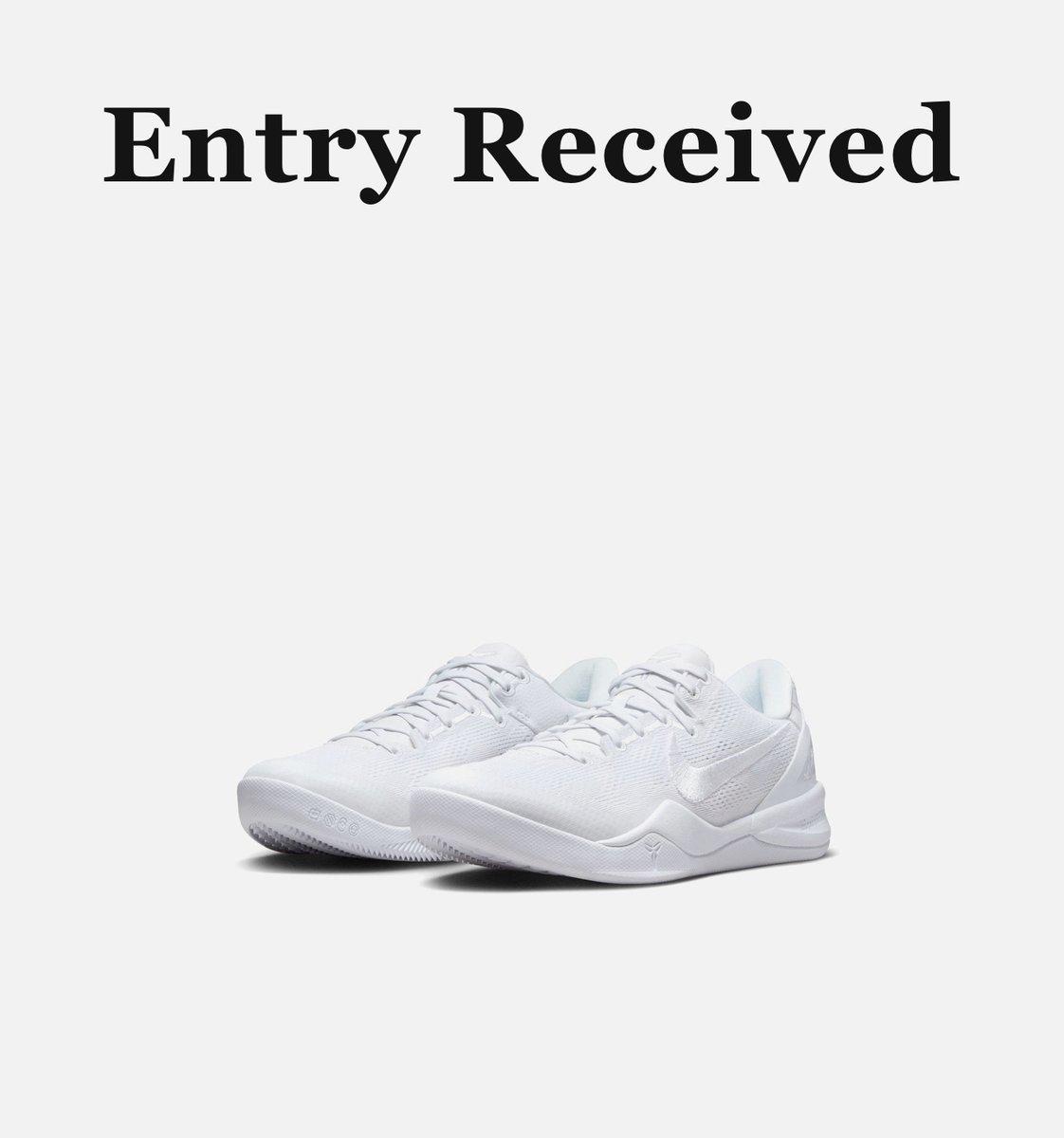 ONLINE + IN-STORE RAFFLE: Nike Kobe 8 Protro “Halo” drawing now live via the Kith mobile app 🎟️ site.supply/3KQQn46