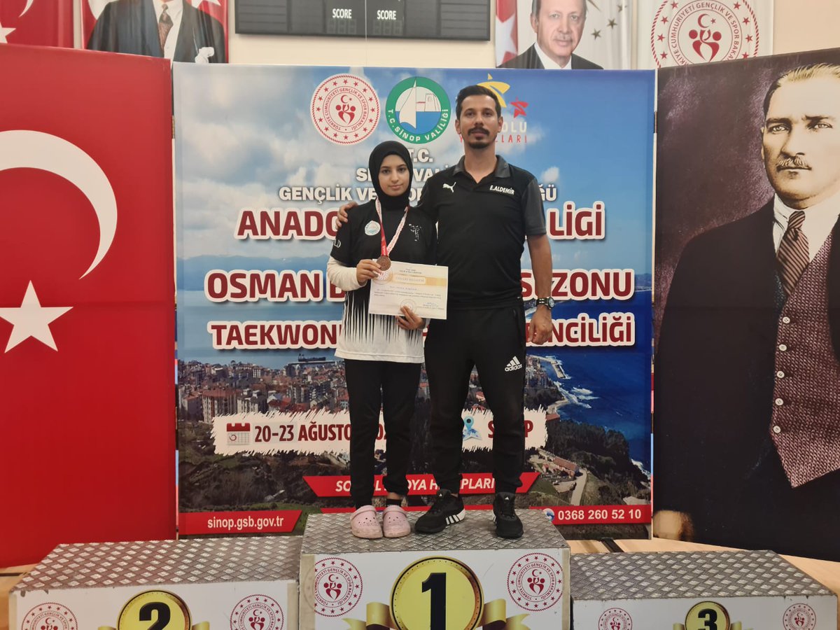 Sinop'ta yapılan Analig Taekwondo Türkiye Şampiyonasında İlçe Spor Müdürlüğü sporcumuz Eda Nazlı Çakmak Türkiye 3.sü olmuştur.

Öğrencimizi ve tüm emeği geçenleri tebrik ederiz