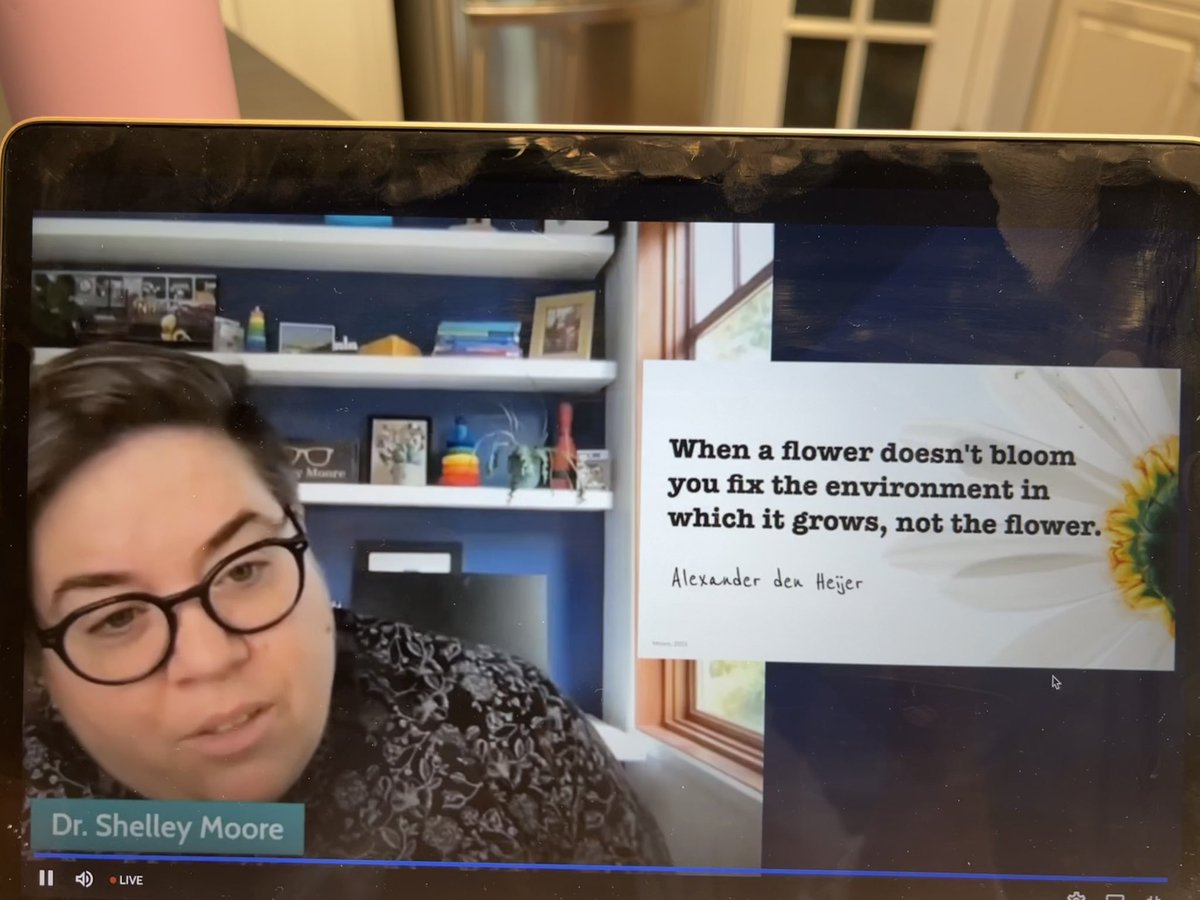 So incredibly grateful to be participating in the BC Summer Inst. 2023:Partnerships for Inclusive Learning! Engaging with our keynote <a href="/tweetsomemoore/">Dr. Shelley Moore, PhD</a> to kick off!Excited to start the year off with people who share my passion and commitment to ensuring everyone knows they belong!