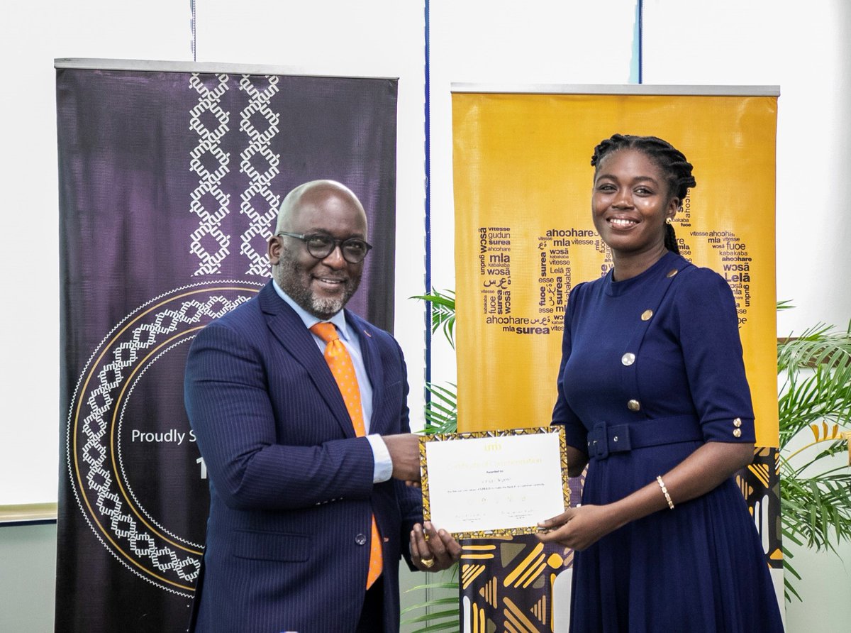 myumbbank's tweet photo. Celebrating our service stars for driving our customer-centric agenda and living our core values of S.P.E.E.D. in their service.
Ayekoo!
#UMBAdvantage #Customer1stH #ServiceStars https://t.co/2BaAHzTXTP