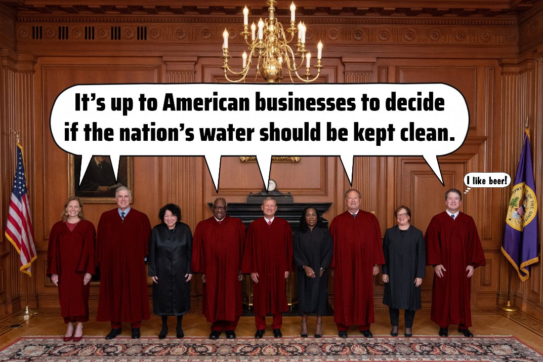 gary_kline's tweet image. The Supreme Court is supposed to rule on cases, not CREATE or DESTROY legislation.

The #SCOTUSIsCorrupt. We cannot allow these people to harm America any further. #SCOTUSReform