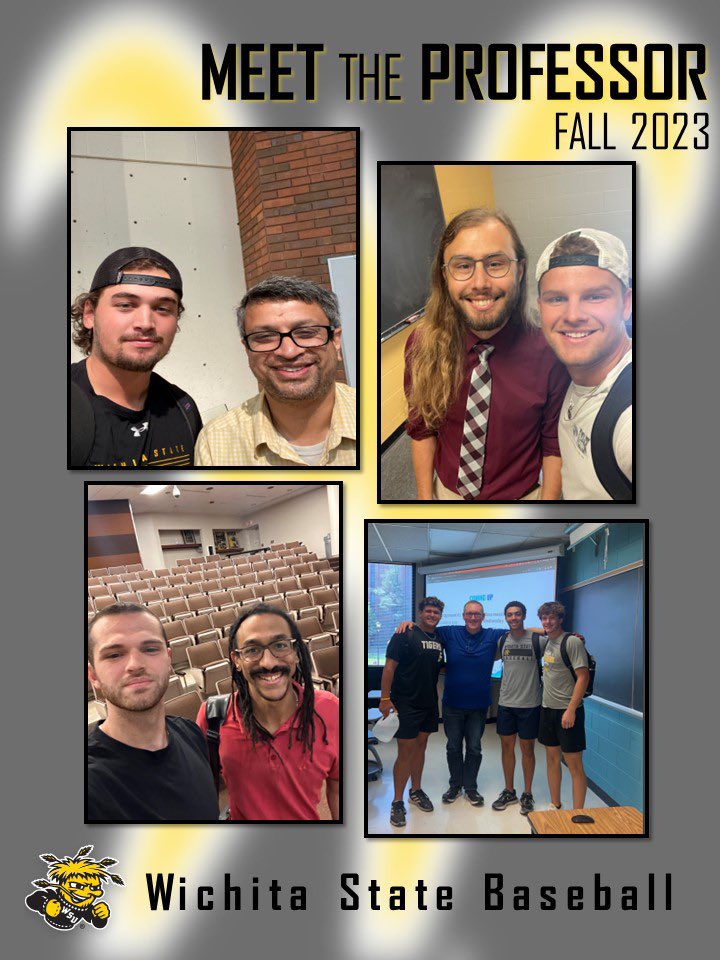 Love this! Our <a href="/GoShockersBSB/">Wichita State Baseball</a> in our #MeetTheProfessor campaign! Student - Person - Player - Professional! <a href="/alwaysyours3415/">Faith Weekley</a> <a href="/GoShockers/">Go Shockers</a>